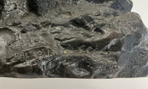 FRENCH BRONZE EAGLE DEVOURING A HERON BY CHRISTOPHE FRATIN - ADDITIONAL PHOTO 3