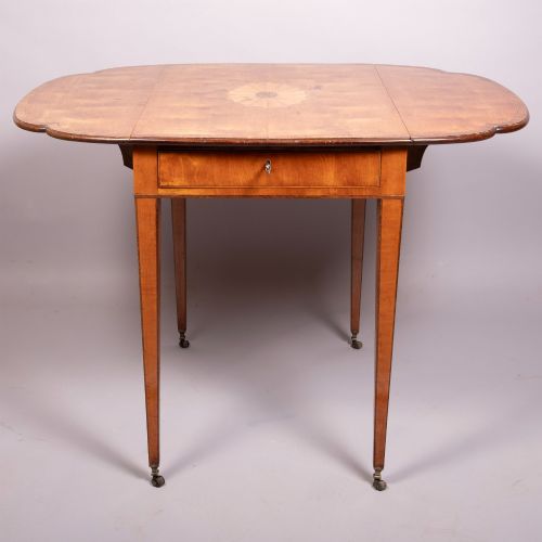 18TH CENTURY GEORGIAN SATINWOOD PEMBROKE TABLE - ADDITIONAL PHOTO 4