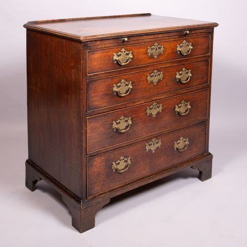 18TH CENTURY GEORGIAN WALNUT CHEST OF DRAWERS - ADDITIONAL PHOTO 2