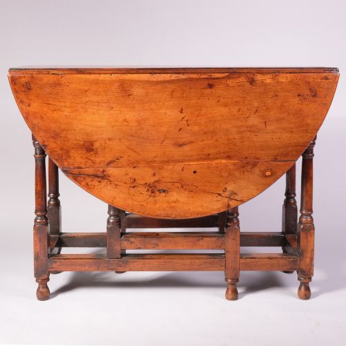 18TH CENTURY QUEEN ANNE YEW WOOD GATELEG TABLE - ADDITIONAL PHOTO 2