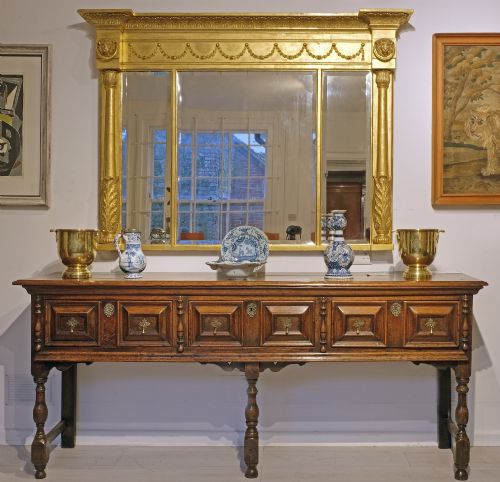 LATE 17TH CENTURY OAK DRESSER BASE
