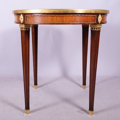 LATE 19TH CENTURY MARBLE TOPPED BOUILLOTTE TABLE - ADDITIONAL PHOTO 3