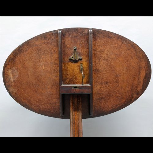 REGENCY PERIOD AMBOYNA EBONY TILT TOP TABLE - ADDITIONAL PHOTO 1