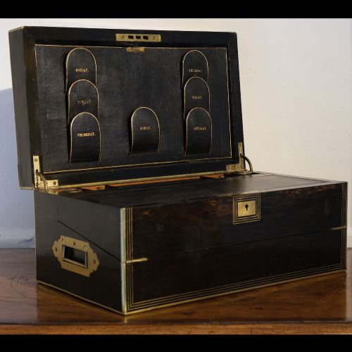 REGENCY PERIOD COROMANDEL WRITING BOX - ADDITIONAL PHOTO 1