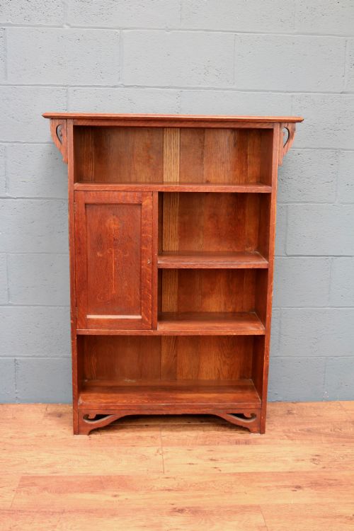 Arts and Crafts Oak Bookcase