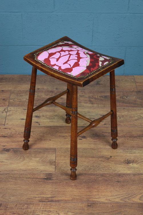 Arts and Crafts Oak Stool