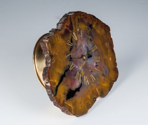 RAINBOW WOOD TABLE CLOCK - ADDITIONAL PHOTO 1