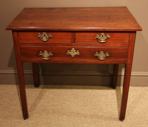 18th Century Fruitwood Pear and Plum Lowboy, Circa 1760
