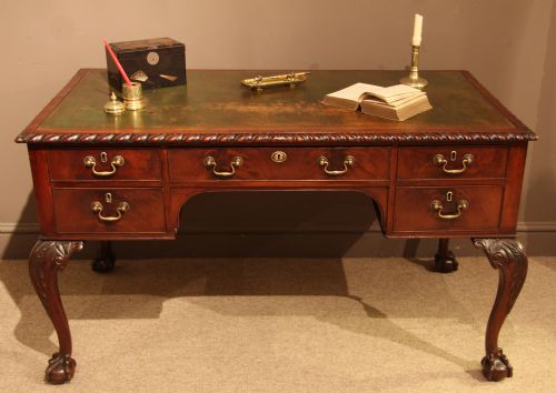 Mahogany George III Style Writing Desk
