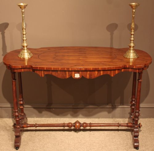 Occasional Table Made in 1862 from Yew Wood