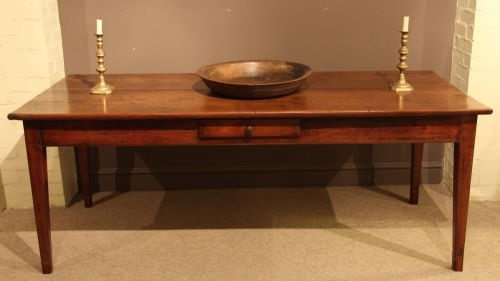 Mid 19th Century French Farmhouse Table, Circa 1860