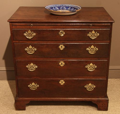 18th Century Oak Chest of Drawers, Circa 1740