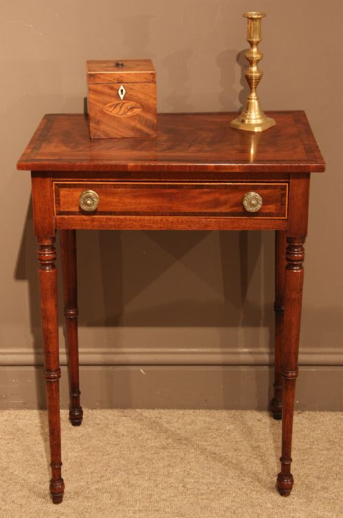 Early 19th Century Mahogany Single Drawer Work Table