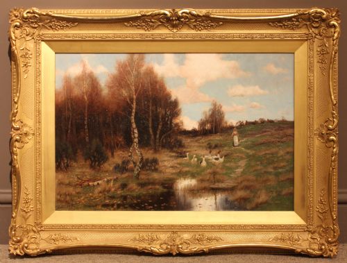 "The Dipping Place" Oil Painting by Sidney Pike