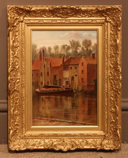 Oil Painting by Alfred W.darby