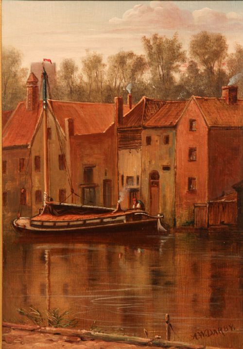 fig 1. Oil Painting by Alfred W.Darby