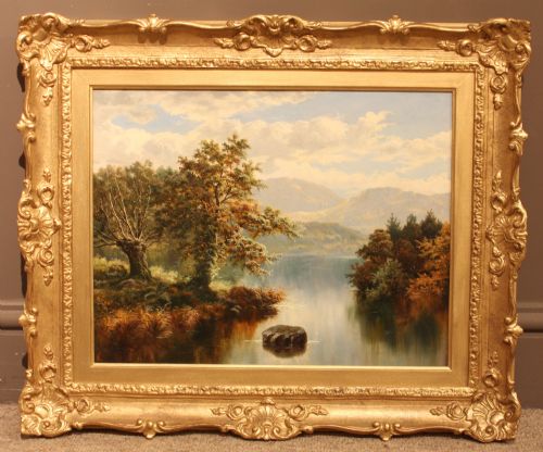 "Loch Lomand" Oil Painting by Horace Mann Livens