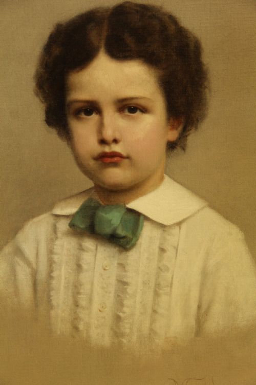 fig 1. Portrait of a Boy, Oil Painting by Professor Michele Gorigiani