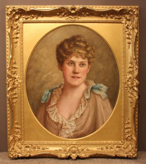 "Portrait of Mrs.lafrage" Oil Painting by Amy Draper