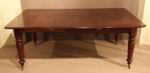 A Single Leaf Early Victorian Dining Table, Circa 1840