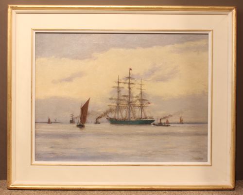 "In the Days of the Wool Fleet" Oil Painting by Richard Howard Penton