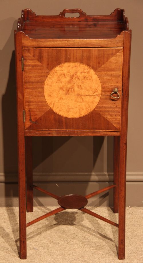 George III Mahogany Bedside Cupboard