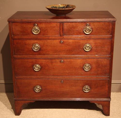 Handsome Early 19th Century Oak Chest of Drawers, Circa 1810