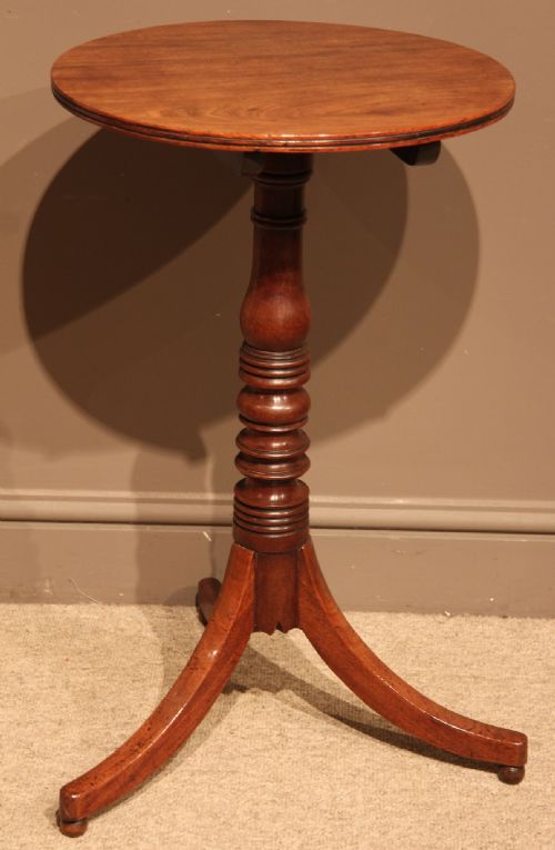 Good Regency Mahogany Tripod Table, Circa 1815