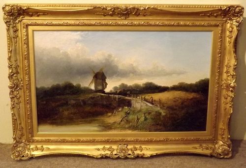 "The Old Mill Near Maidstone" by Edward Charles Williams