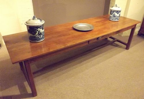 A Handsome Large French Farmhouse Table