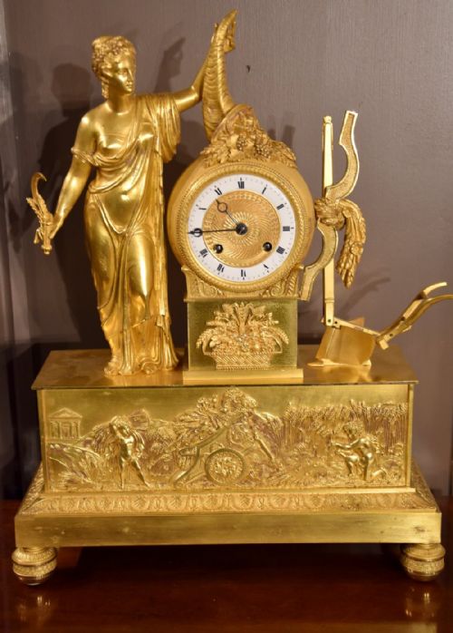 A French Empire Ormolu Mantel Clock