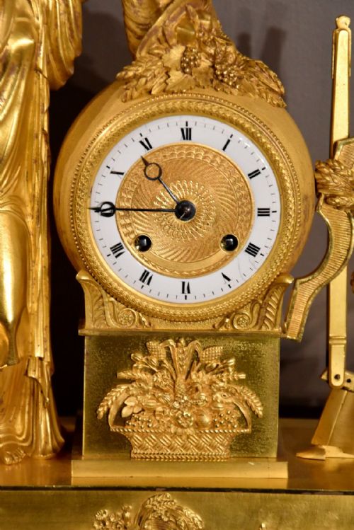 fig 1. A French Empire Ormolu Mantel Clock