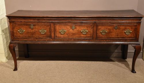 A George II Oak Dresser Base
