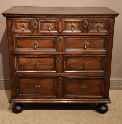 An Early 18th Century Oak Chest of Drawers