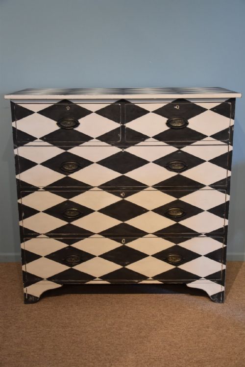 Early 20th Century Painted Chest of Drawers