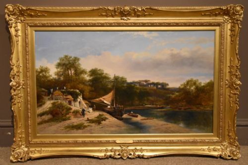 "Near Tamerton Devon" Oil by William Pitt