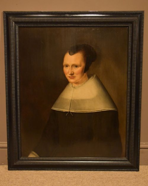 "Portrait of a Lady" Dutch School 1658