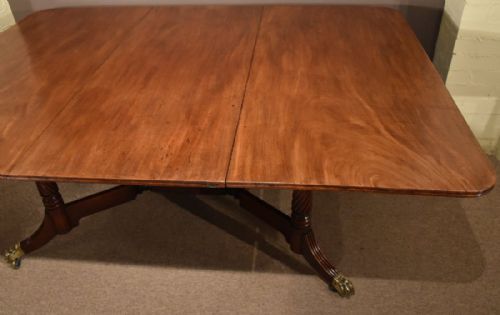 fig 1. A Fine and Rare Early Regency Period Mahogany Cumberland table