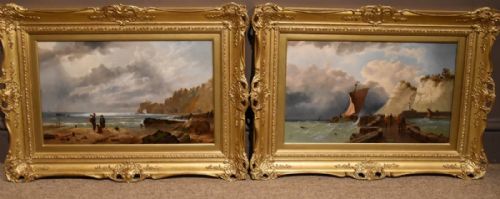 "Off the South Coast" Pair by John James Wilson