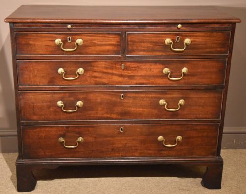 A Superb Chippendale Period Mahogany Chest of Drawers
