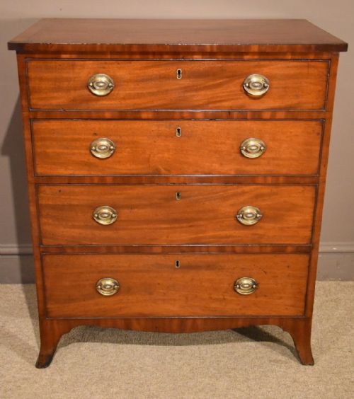 An Early Nineteenth Century Mahogany Chest of Drawers