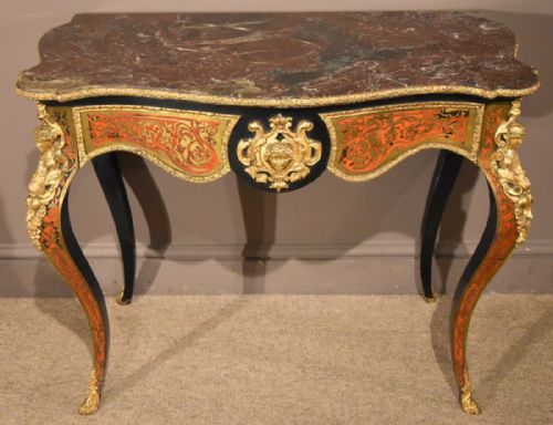 A Nineteenth Century French Louis Phillipe Boulework Side Table