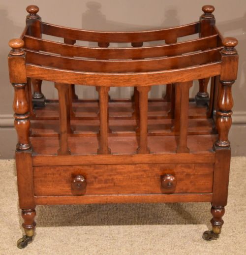 A Regency Mahogany Canterbury