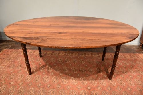Large 19th C French Walnut Table to Seat 10