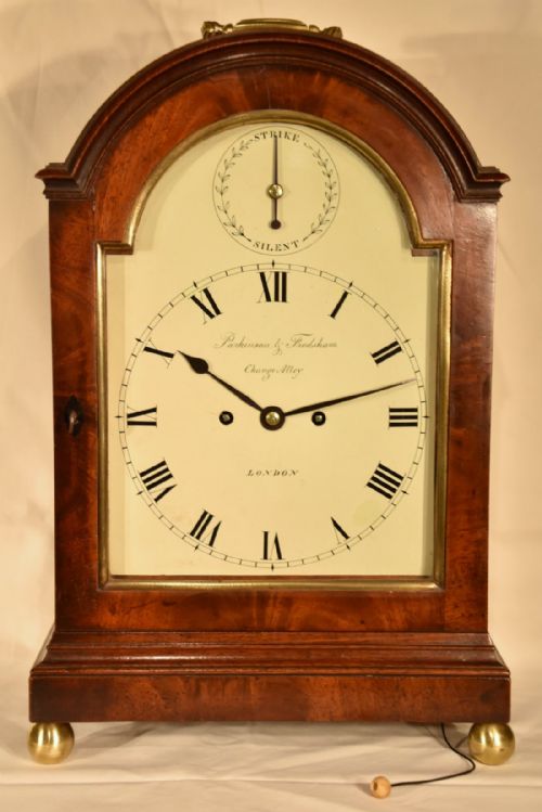 A Mahogany Striking Bracket Clock