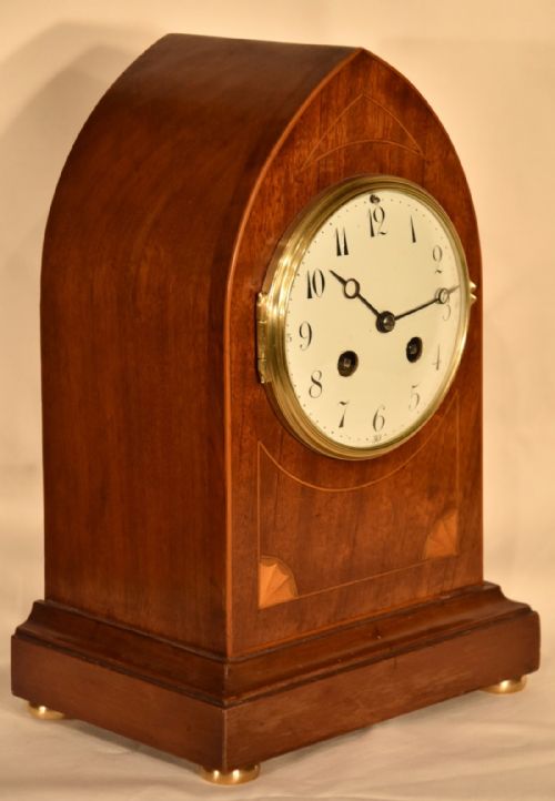 fig 1. A French Mahogany Striking Mantel Clock