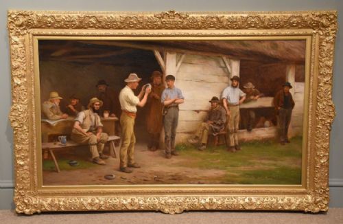 "A Game of Quoits" by Henry Garland