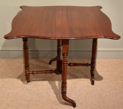 A Mid 19th Century Mahogany Butterfly Sutherland Table