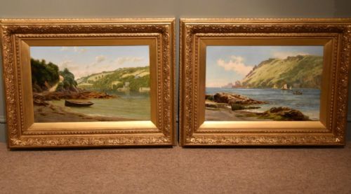 "Off the Devon Coast" by Frederick William Hayes