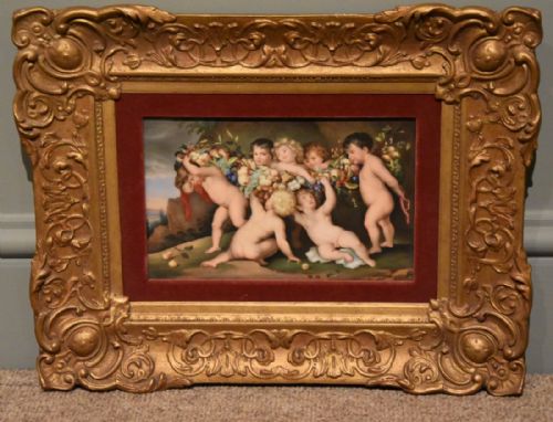 "Berlin Plaque" Signed  W Kronig on Reverse